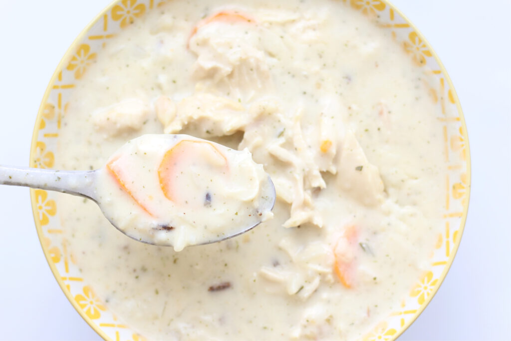 Panera Bread's Chicken and Wild Rice Soup in the Instant Pot and Crockpot