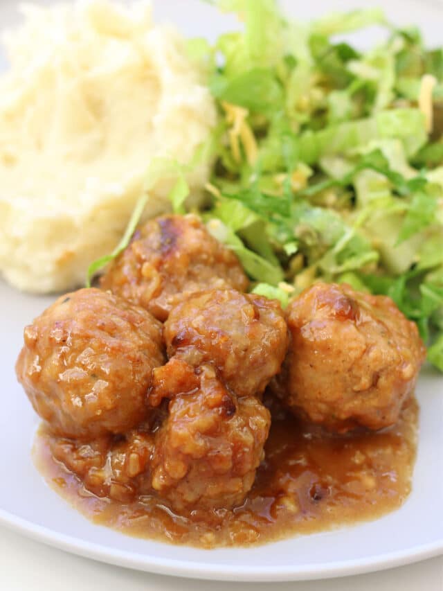 Instant Pot French Onion Meatballs 365 Days of Slow Cooking and