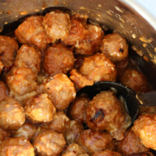 Instant Pot French Onion Meatballs