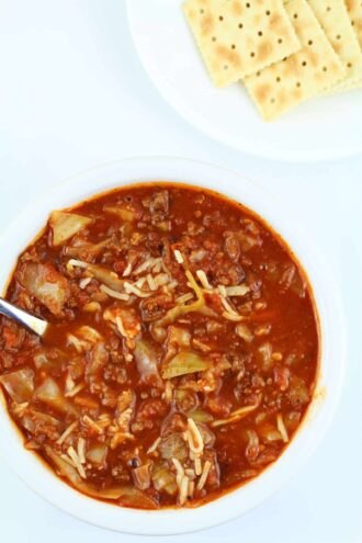 Instant Pot Unstuffed Cabbage Soup