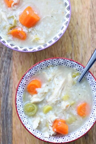 Instant Pot Cock-A-Leekie Soup