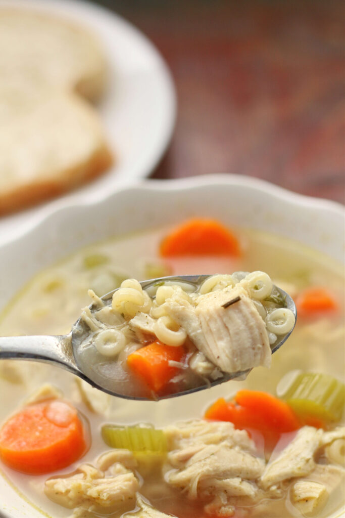 Instant Pot Chicken Orzo Soup