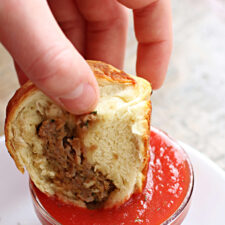 Garlic Bread Meatball Bombs