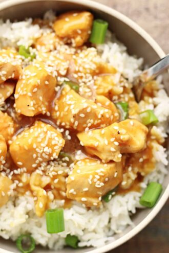 Instant Pot Skinny Honey Lemon Chicken