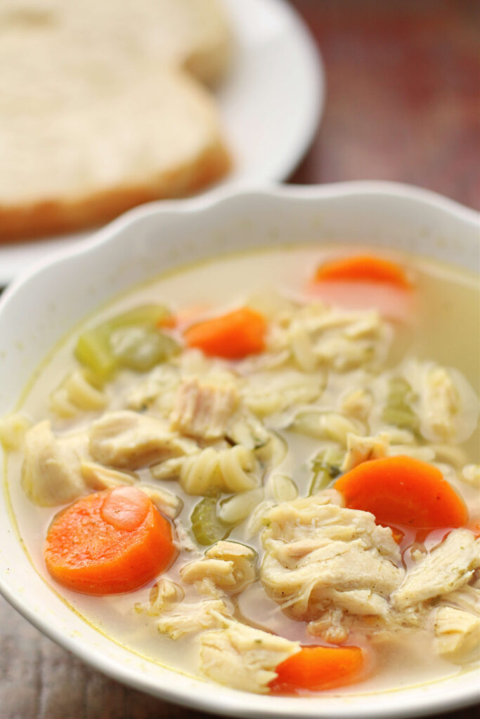Instant Pot Chicken Orzo Soup
