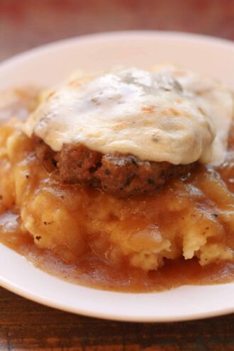 Instant Pot French Onion Salisbury Steaks