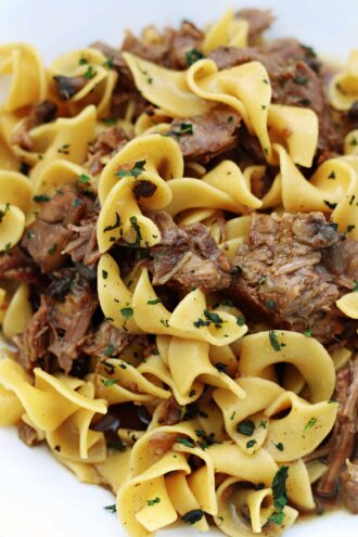 Instant Pot Amish Beef Noodles