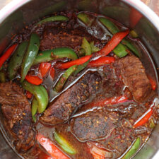 Instant Pot Black Pepper Beef