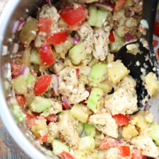 Instant Pot Greek Chicken Potato Bowls
