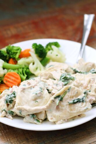 Instant Pot Crack Chicken Pierogi Casserole