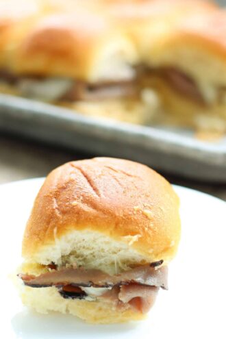French Onion Beef Sliders