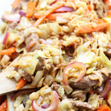 Beef Pan Fried Noodles