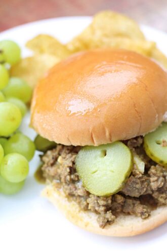 Instant Pot Roseanne’s Loose Meat Sandwich