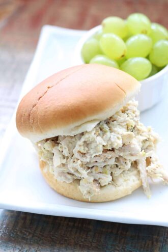 Instant Pot Ohio Shredded Chicken Sandwiches