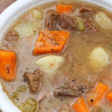 Instant Pot or Slow Cooker Apple Cider Beef Stew