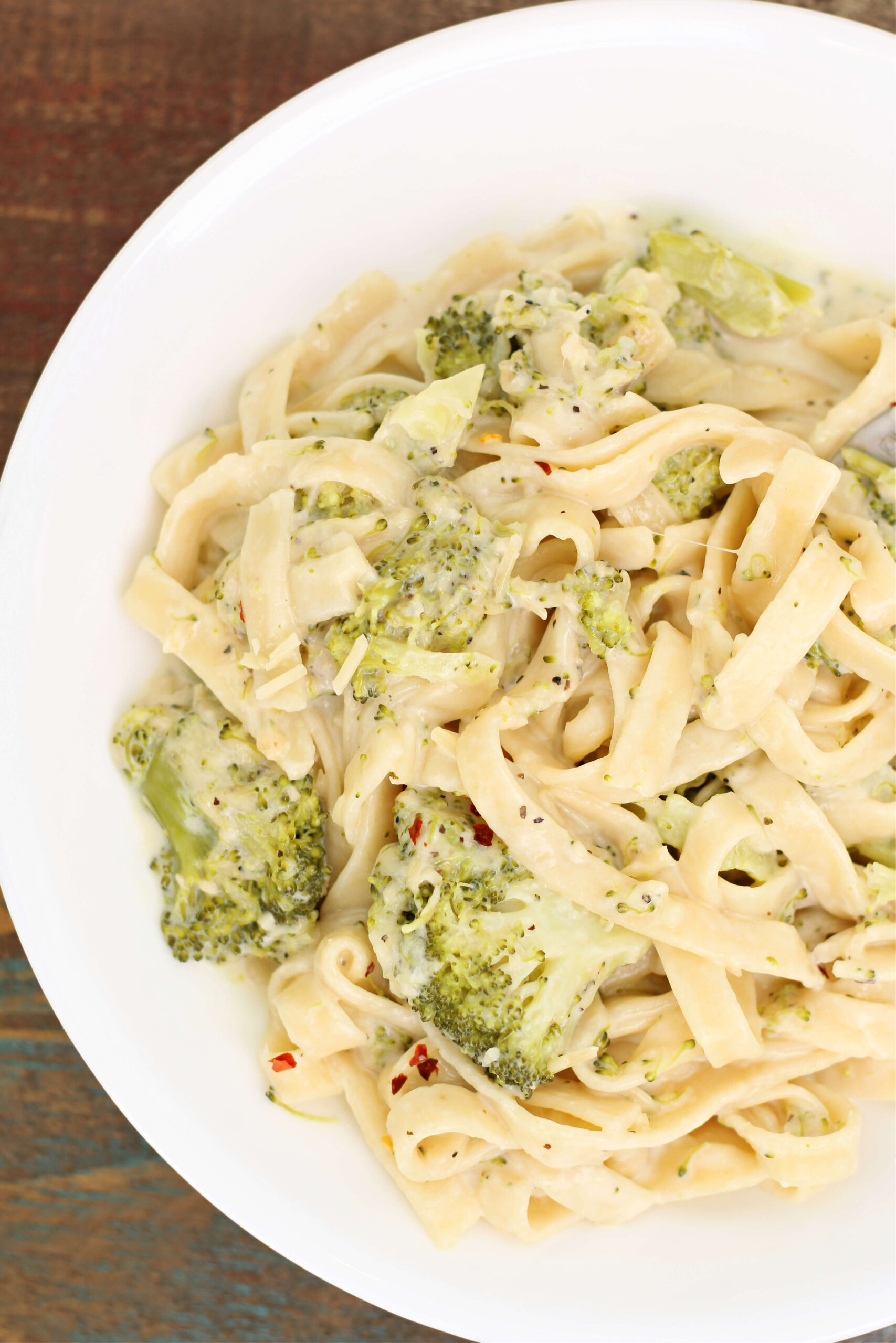 Instant Pot Broccoli Alfredo - 365 Days of Slow Cooking and Pressure Cooking