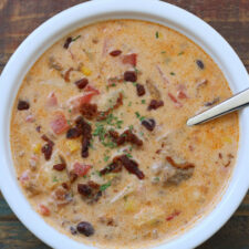 Instant Pot Cheesy Cowboy Soup