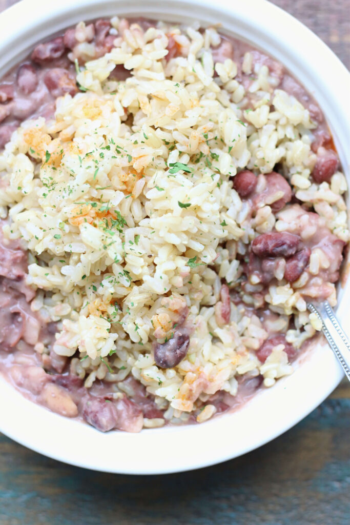 Instant Pot Copycat Popeye's Red Beans and Rice