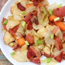 Cabbage, Potatoes and Sausage