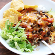 Instant Pot Fiesta Beef Casserole