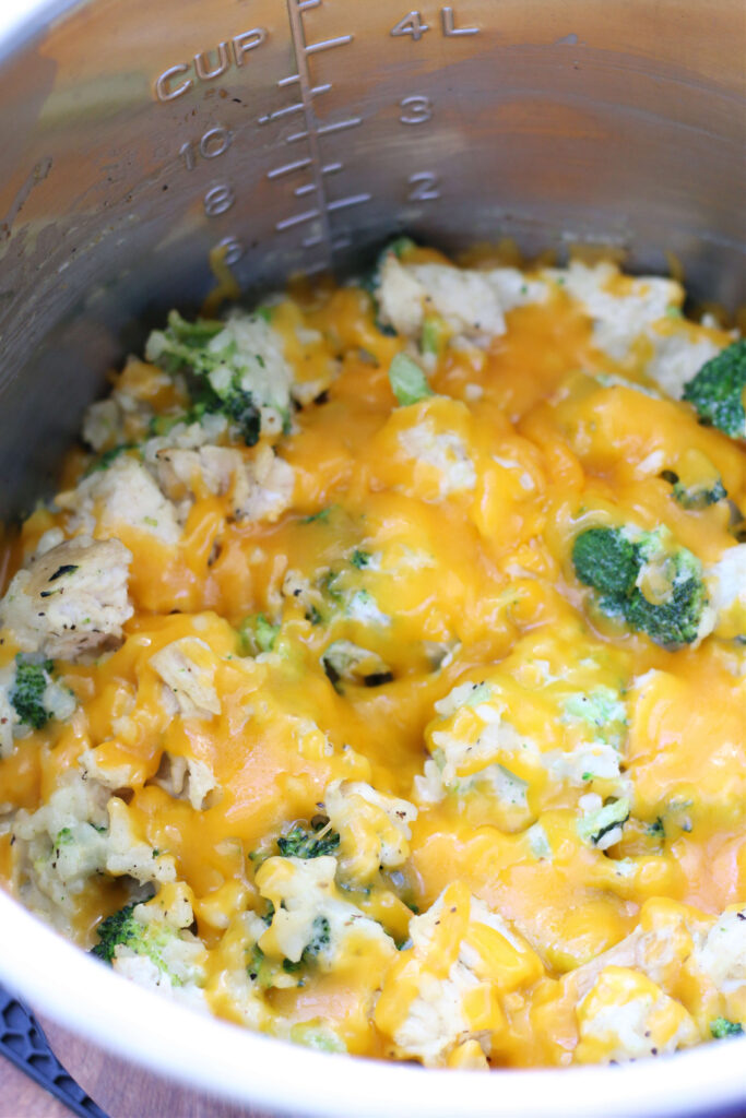 Instant Pot Recipe for Chicken Broccoli Casserole