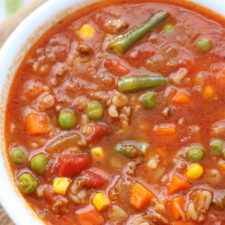 Alphabet Soup (Instant Pot or Crockpot)