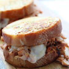 BBQ Chicken Grilled Cheese
