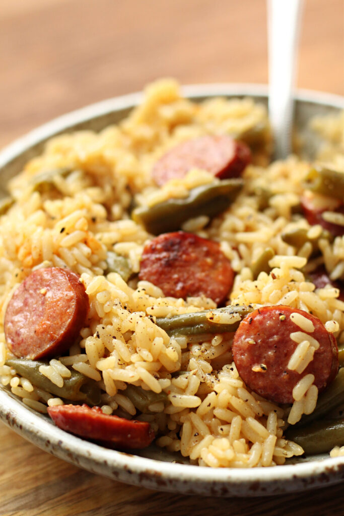 Instant Pot Smoked Sausage and Rice