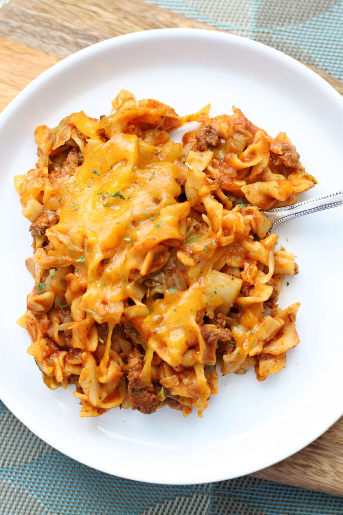 Beef and Cabbage Casserole (Instant Pot Recipe)