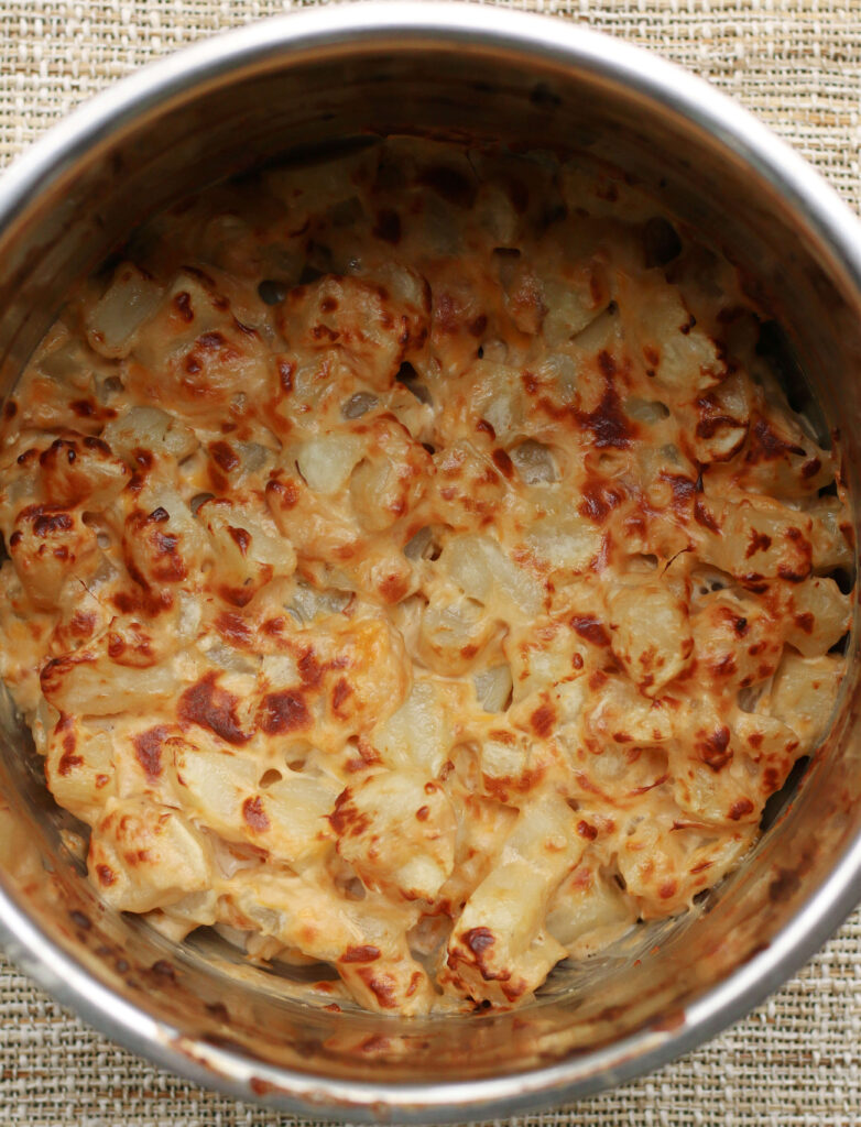 Instant Pot Cheesy Potatoes with onion soup mix
