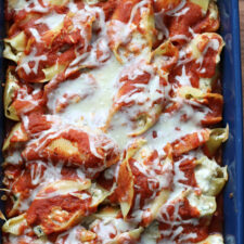 Chicken Parmesan Stuffed Shells
