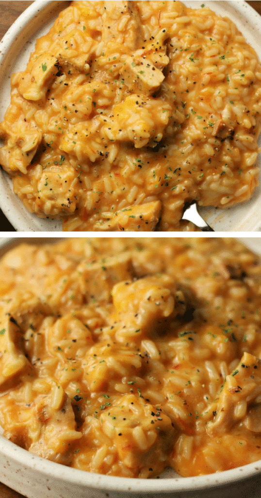 Cheesy Instant Pot Picante Chicken & Rice