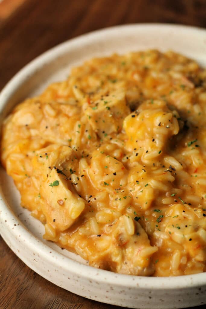 Creamy Salsa Chicken & Rice in the Instant Pot