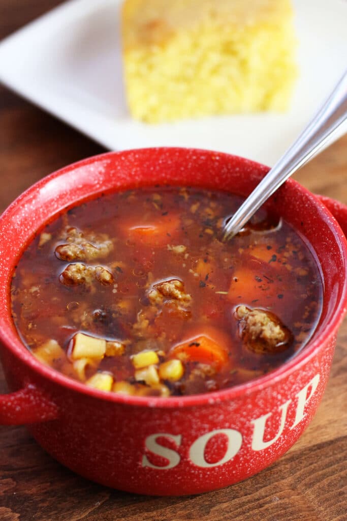 Cozy Italian Sausage Ditalini Soup (Instant Pot or Slow Cooker)