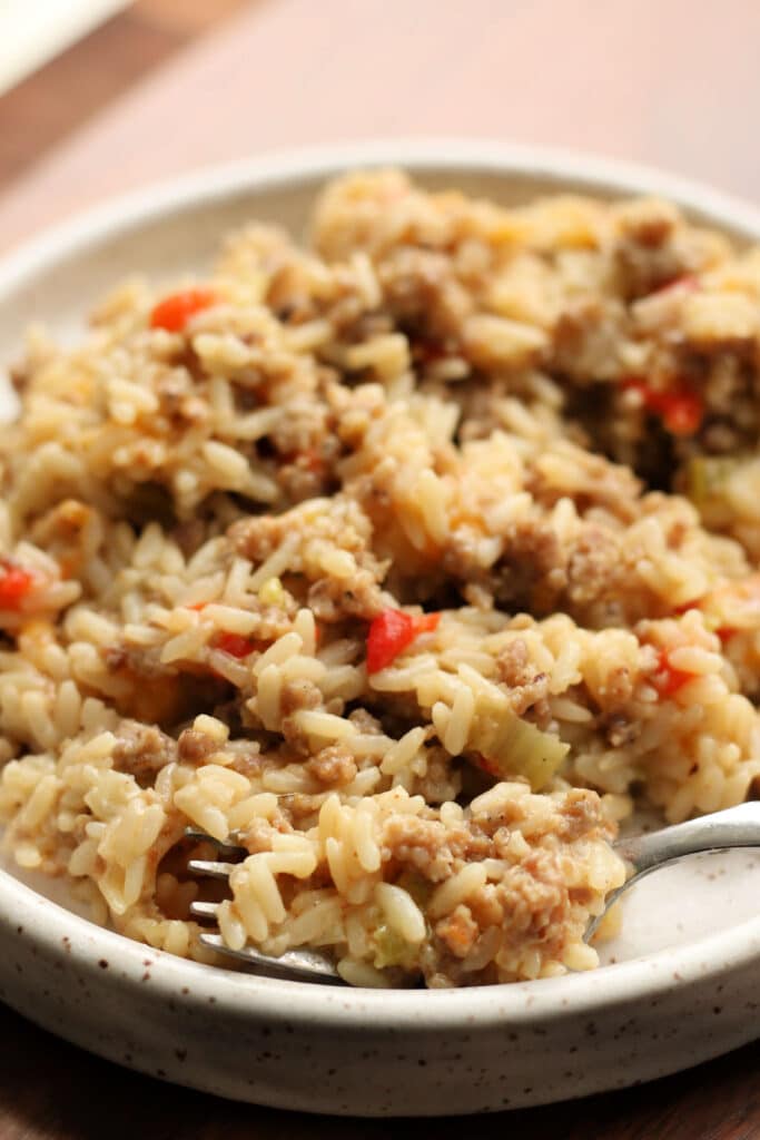 Creamy Sausage and Rice