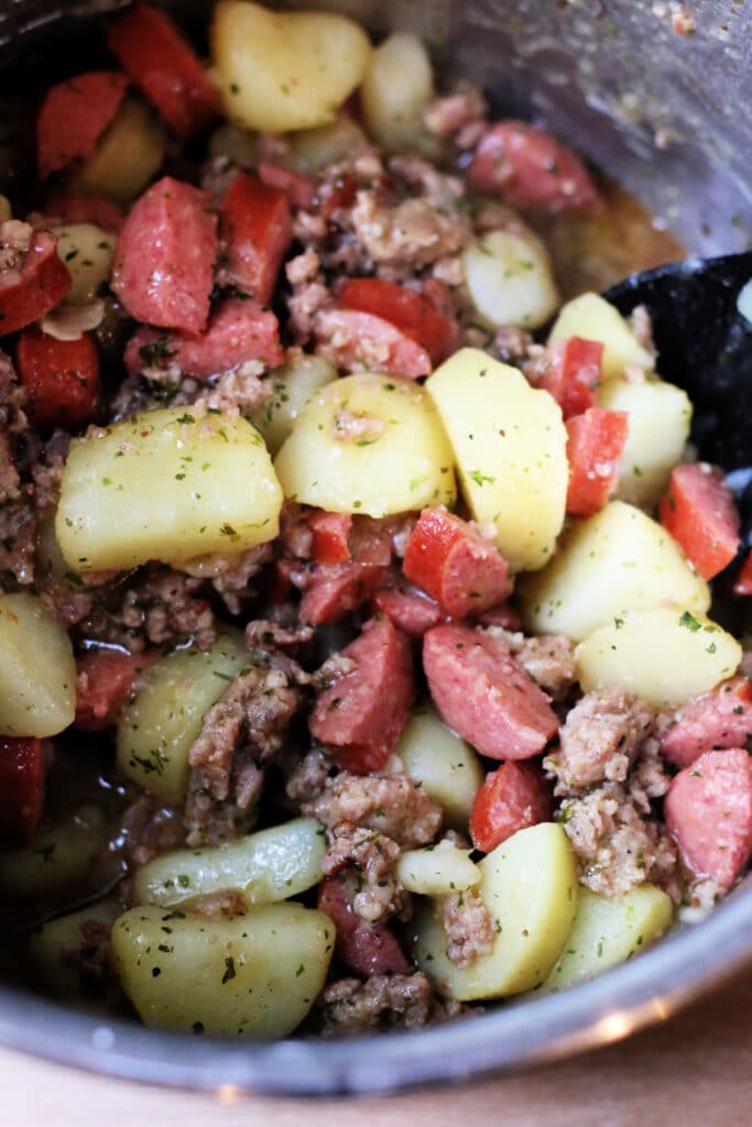 Easy Sausage and Potatoes (Instant Pot or Slow Cooker)