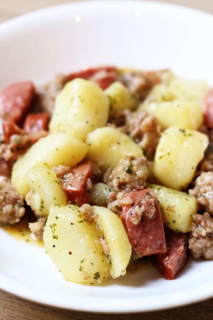 Comfort Food Sausage and Potatoes Recipe