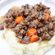 Mashed Potato Beef Casserole