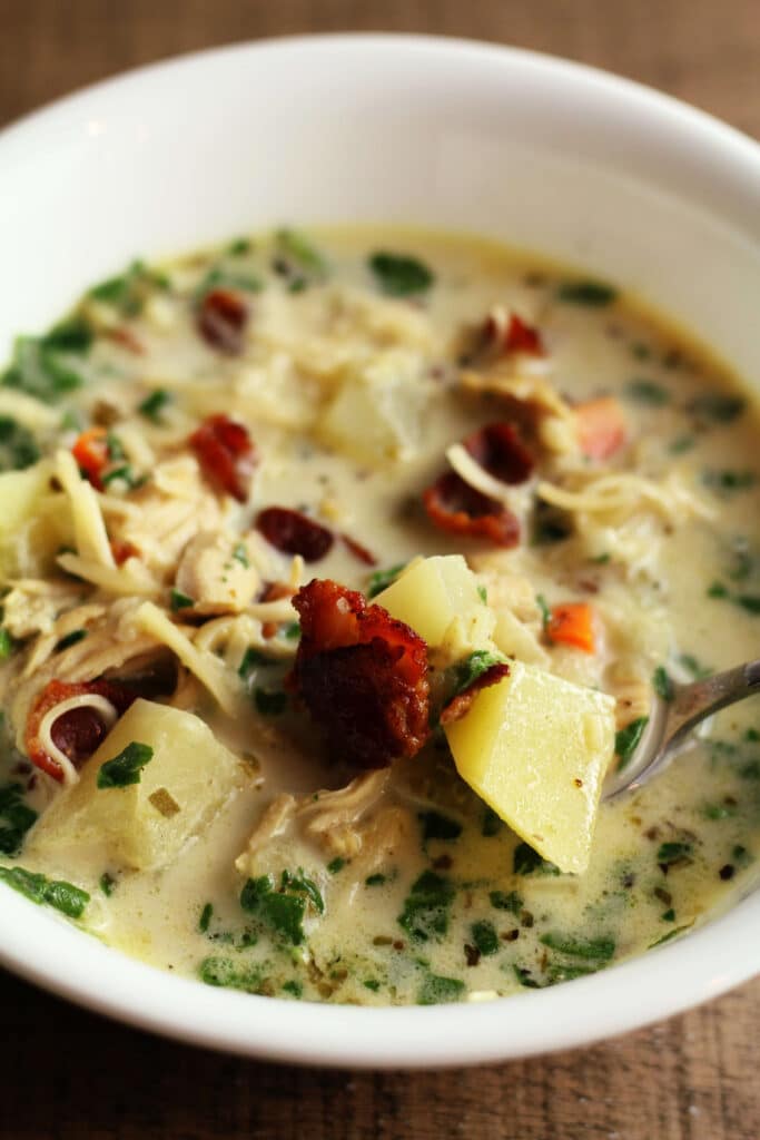 Bacon Chicken Potato Soup