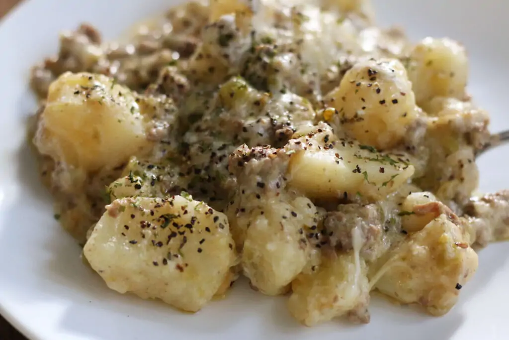 Creamy Beef and Potato Casserole