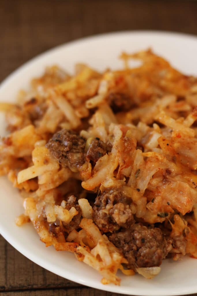 Taco Tuesday Hashbrown Casserole