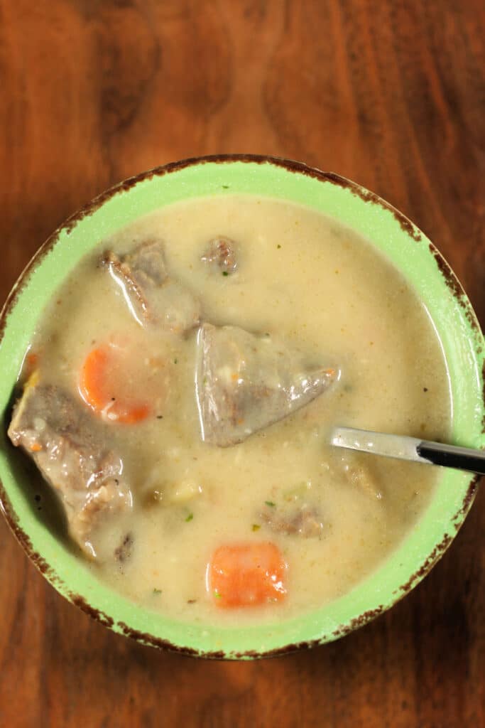 Instant Pot or Crockpot Steak and Potato Winter Soup