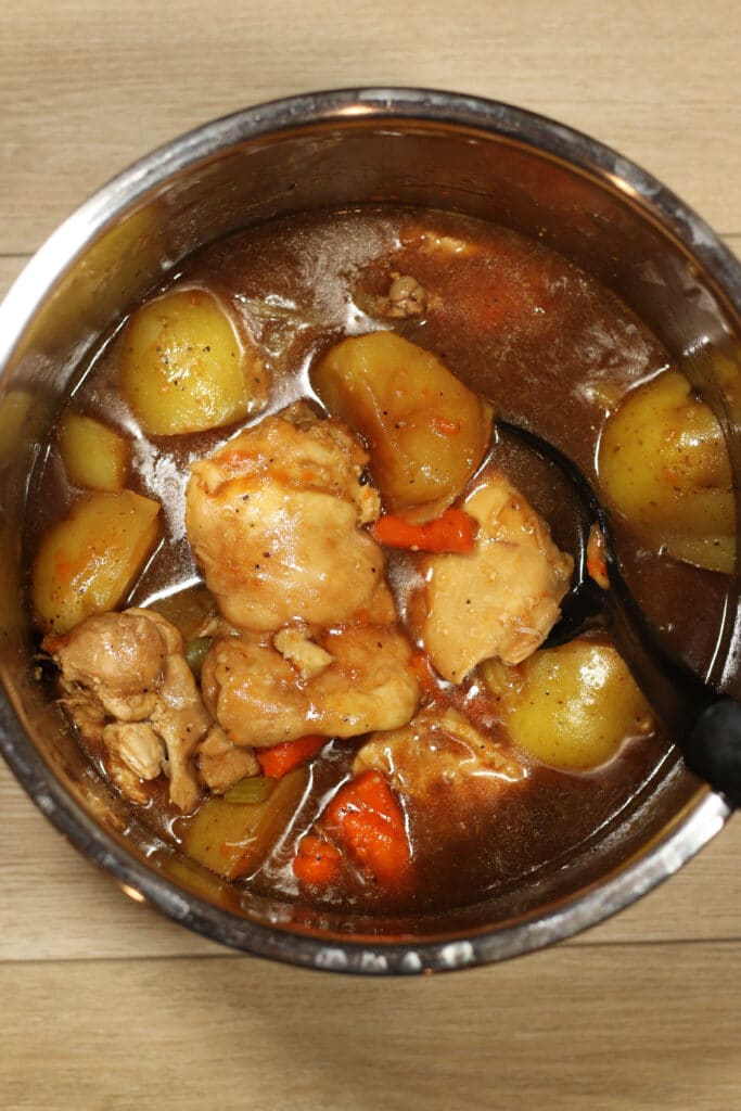 Instant Pot Chicken Thigh Pot Roast