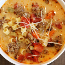 Loaded Parmesan Italian Soup