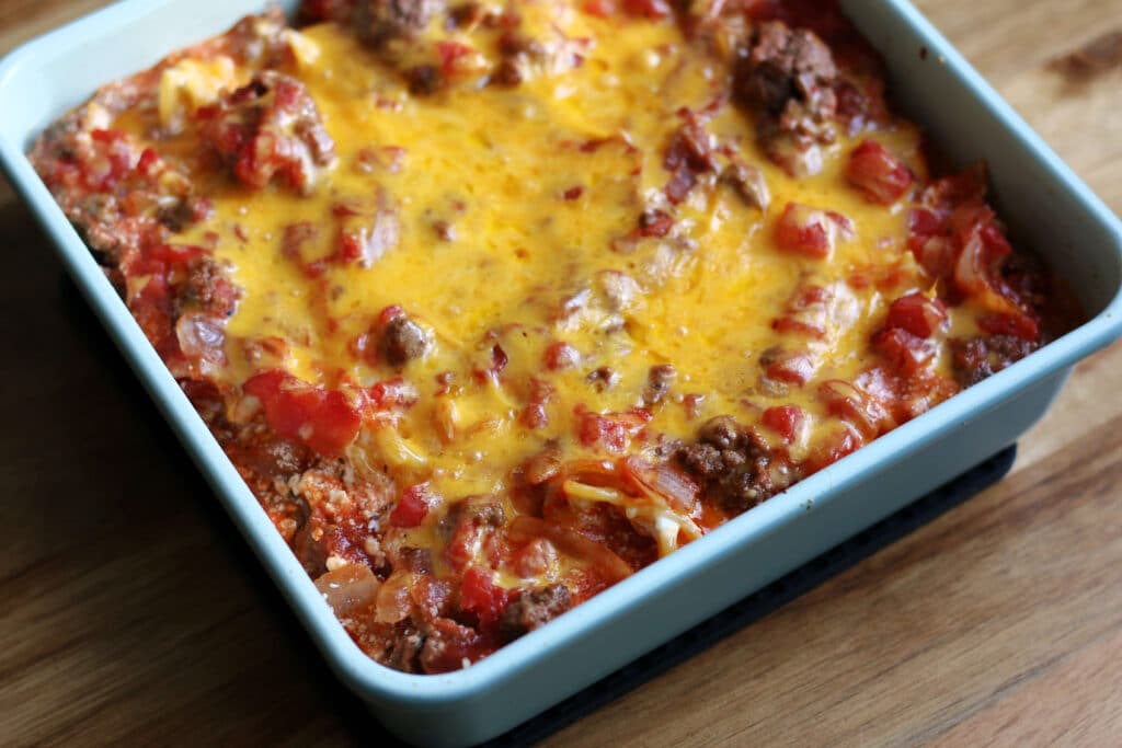 Easy Small Batch Mock Lasagna