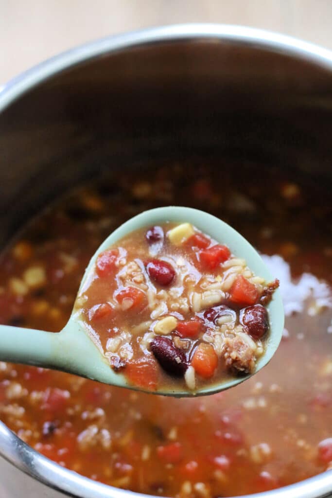 crockpot red beans and rice soup