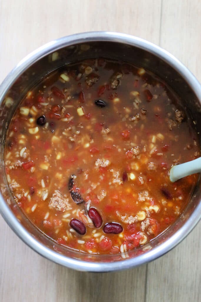red beans and rice soup