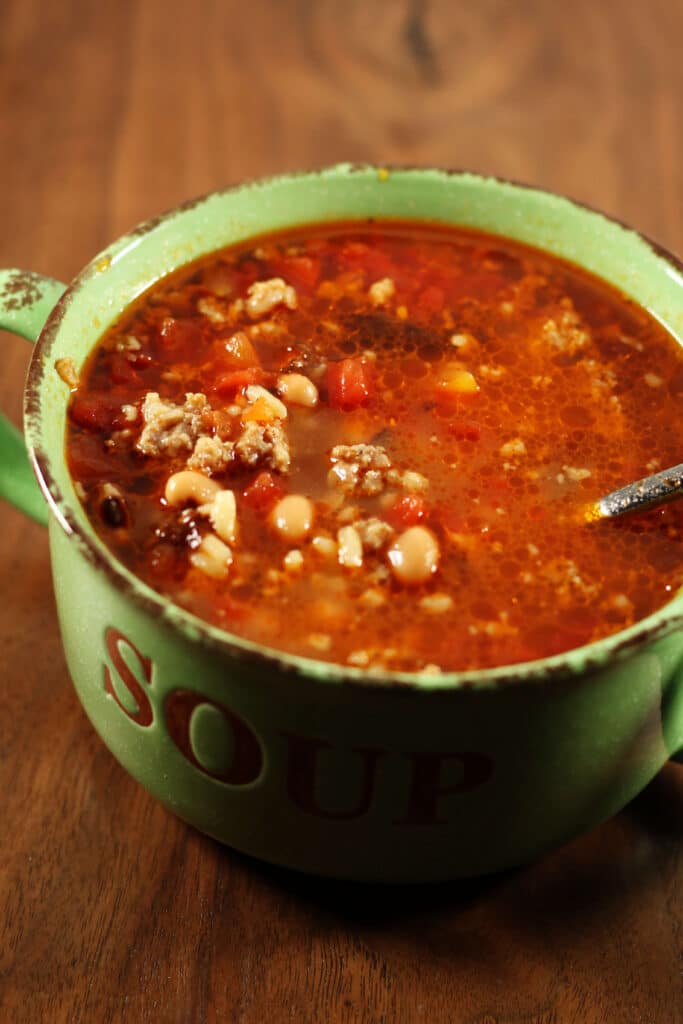 Quick Hoppin John Soup
