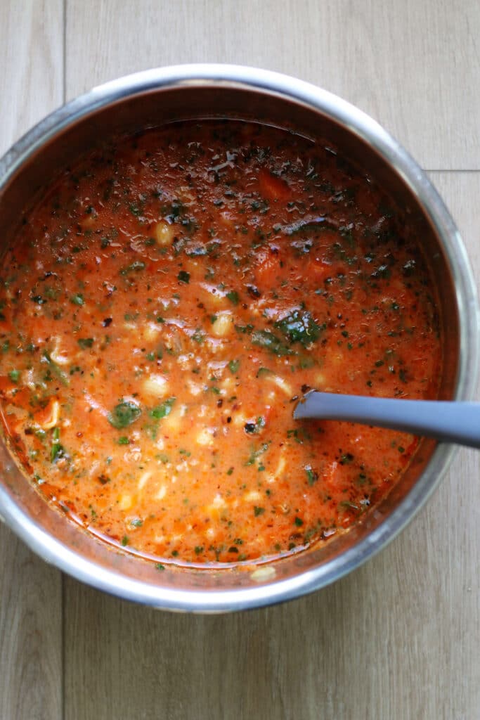 Creamy Parmesan Italian Sausage Soup