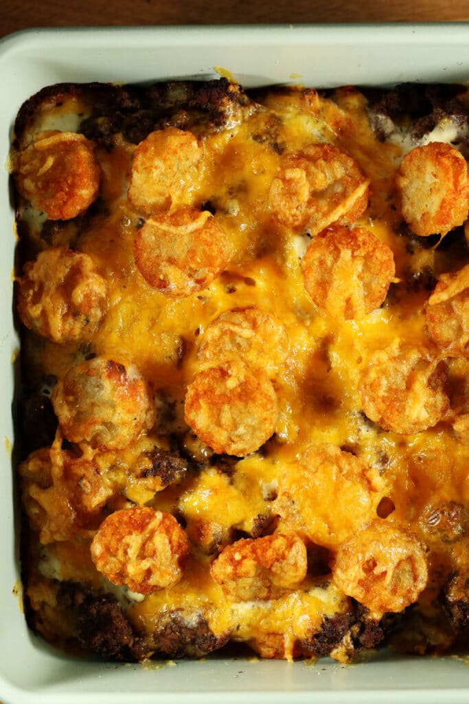 Tater tot crown casserole
